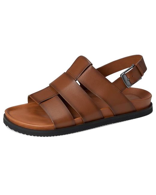 Allen Edmonds Brown Damien Fisherman Sandals Sandals 9 D (M) Suede for men