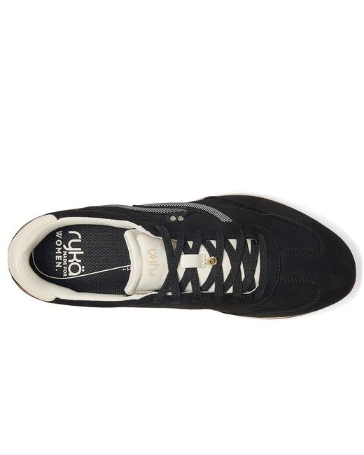 Ryka Black Era Lace Up Sneakers Shoes 9 D
