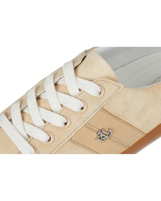 Ralph Lauren White Janson Ii Suede Nappa Leather Sneakers Shoes 6.5 B
