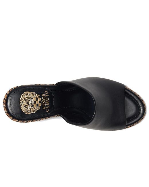 Vince Camuto Black Fayla Sandals, Suede