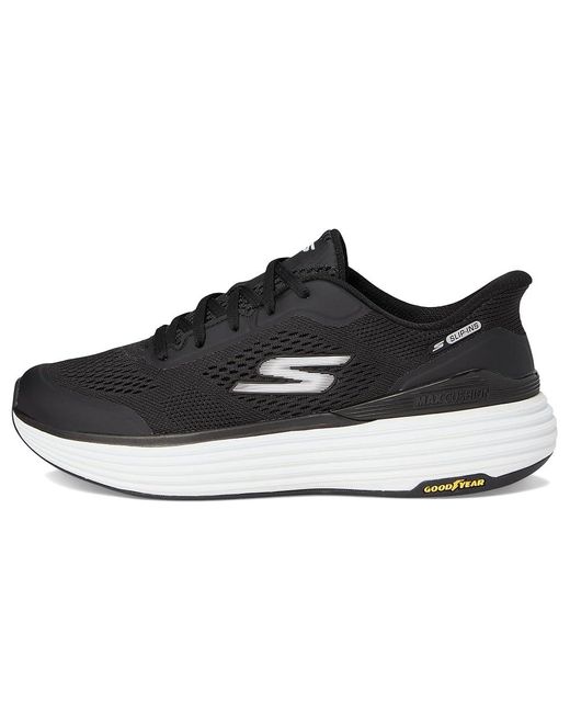 Skechers Black Max Cushioning Suspension Chrone Hands Free Slip-Ins Shoes 11 B