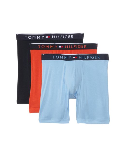 Tommy Hilfiger Blue Smooth Stretch 3-pack Boxer Brief for men