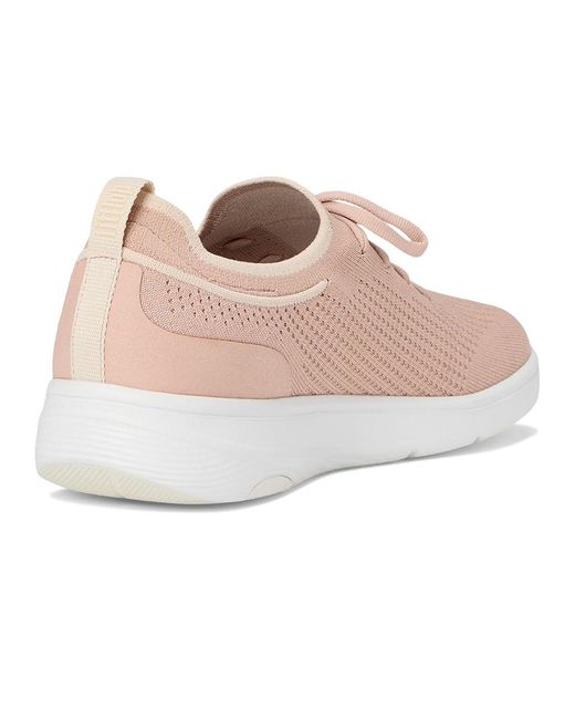 Fitflop Pink Super-q Knit Slip-on Laced Sneakers
