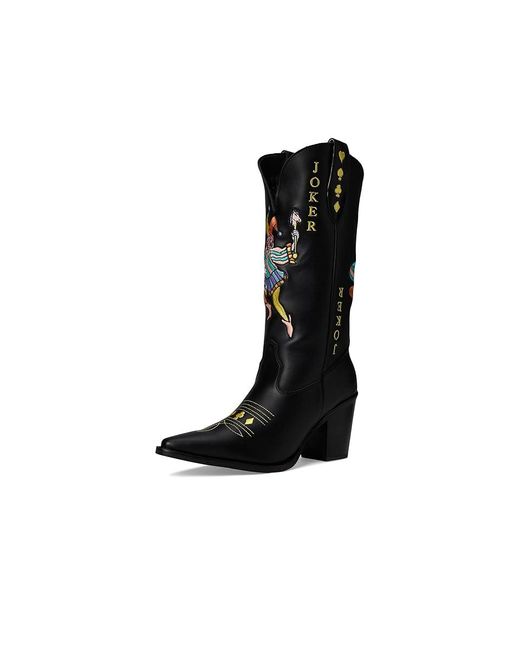 Dingo Black Joker Cowboy Boots 10 B