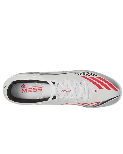 Adidas Gray F50 Messi Club Firm/Multi Ground Soccercleats Soccer Shoes/Lucid/ Metallic 13.5