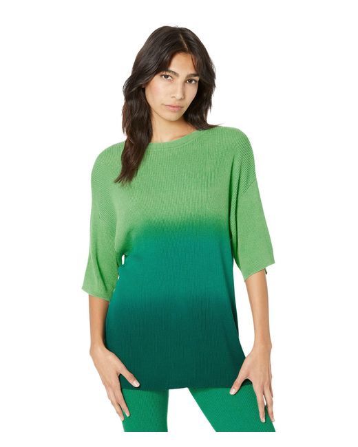 Mango Synthetic Snake Sweater in Green | Lyst
