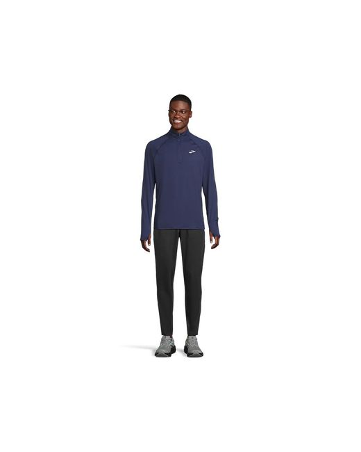 Brooks Blue Dash 1/4 Zip 3.0 Sweatshirt, Polyester/Spandex for men