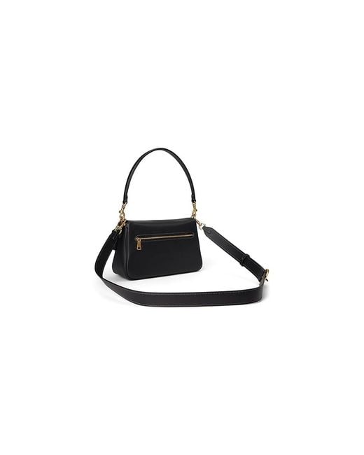 COACH Black Soft Tabby Shoulder Bag Shoulder Handbags, Leather