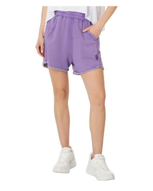 Fp Movement Purple All Star Short Solid