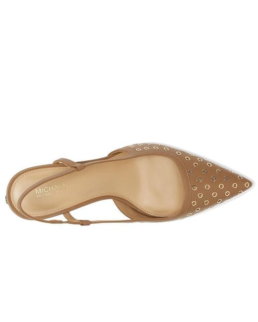 Michael Kors Multicolor Alora Mid Sling High Heels, Synthetic