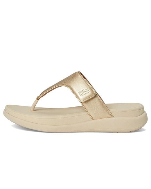 Fitflop Multicolor F-Mode Go Adjustable Flatform Toe-Post Sandals Wedge Shoes 10 M (B) Faux Leather