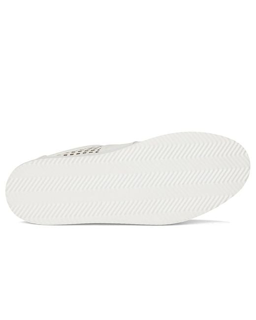Vince Camuto White Raiden Cut-Out Platform Sneakers Shoes, Leather