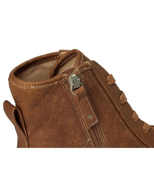 Dr. Scholls Brown Time Up Lace-Up Short Boots Boots, Synthetic