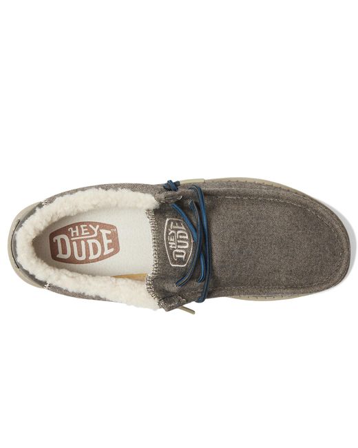 Hey Dude Wally Herringbone in Gray for Men Lyst