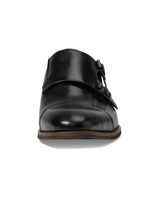 Steve Madden Black Teon ( Leather) Shoes for men