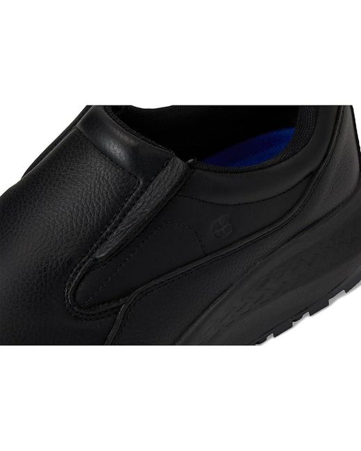 Shoes for Crews Black Pearl Ii Slip On Nano Composite Toe Shoes, Synthetic
