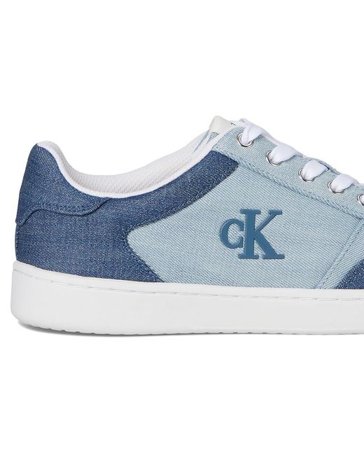 Calvin Klein Blue Heyra Shoes, Leather/Suede