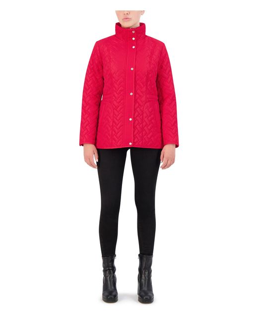 Cole Haan Red Signature Quilted Classic Jacket