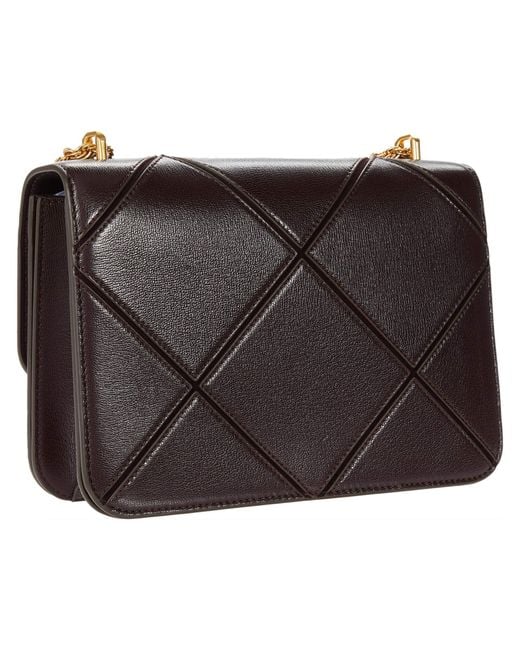 Tory Burch Leather Eleanor Diamond Quilt Convertible Shoulder Bag in