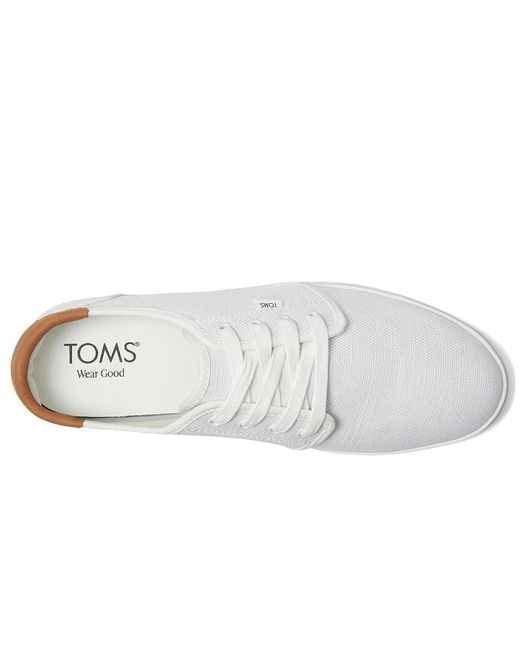 TOMS White Carlo 2.0 Lace-Up Boots 11 D for men