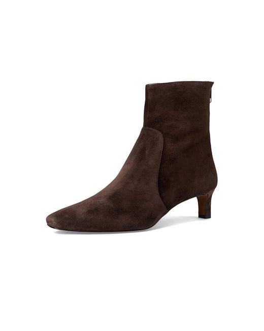 Madewell Brown Dimes Kitten Heel Boot