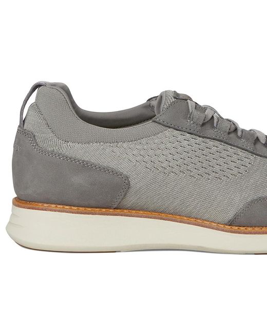Florsheim Gray Launch Knit Elastic Lace Moc Toe Slip-On Shoes 11 W (3E) Synthetic for men