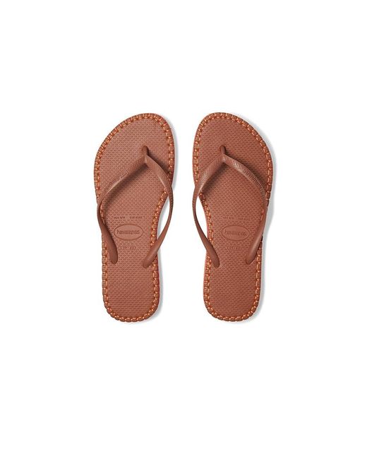 Havaianas Black Slim Flatform Loop Sandals Sandals, Rubber
