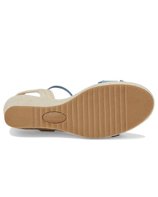 Anne Klein Metallic Wilton-C Wedge Shoes, Synthetic