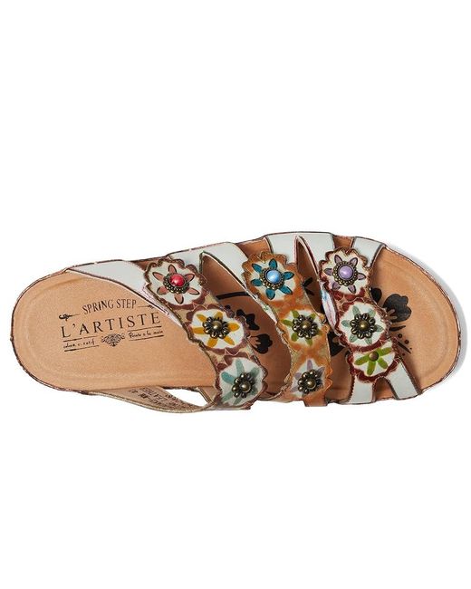 Spring Step Metallic Cuddlecake Wedge Shoes, Leather/Rubber