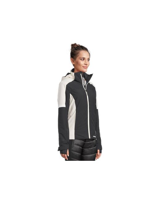 Spyder Black Andorra Jacket Jacket, Chamois/Mesh/Polyester