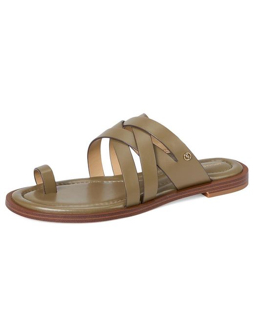 MICHAEL Michael Kors Multicolor Nora Thong Sandal Sandals, Leather