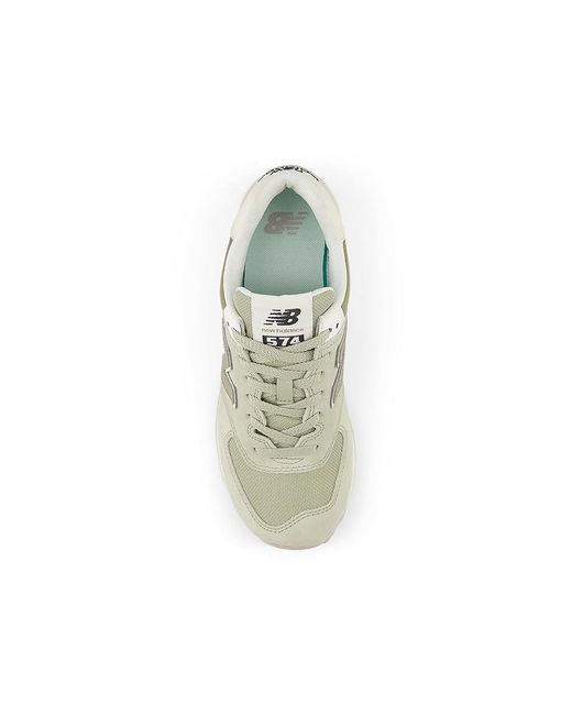New Balance 574 in White Lyst