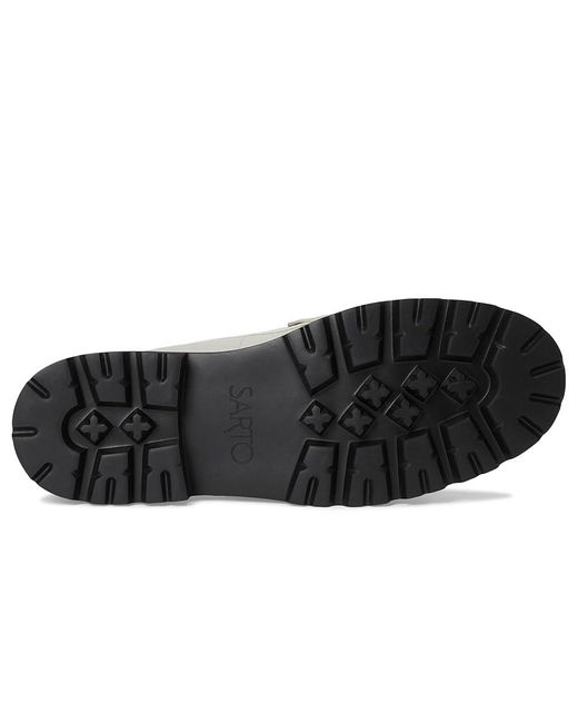 Franco Sarto Black A-Saffron Flat Shoes, Faux Leather