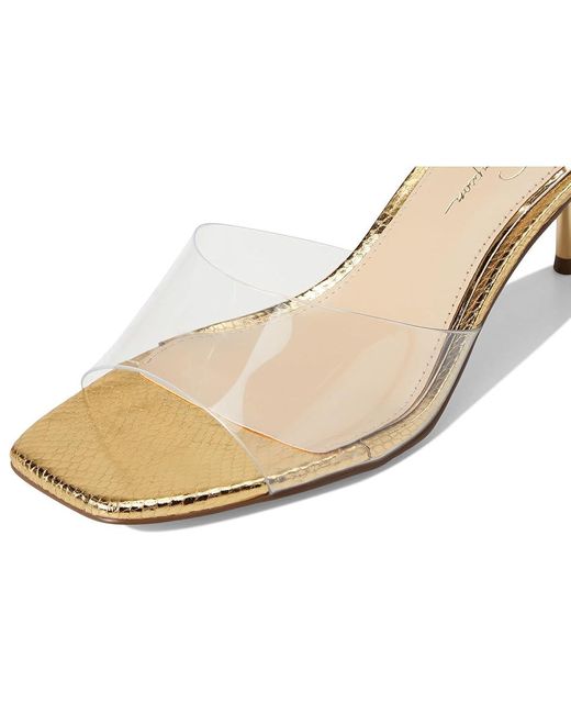Jessica Simpson Black Celisha Lucite High Heel Sandals Sandals, Synthetic