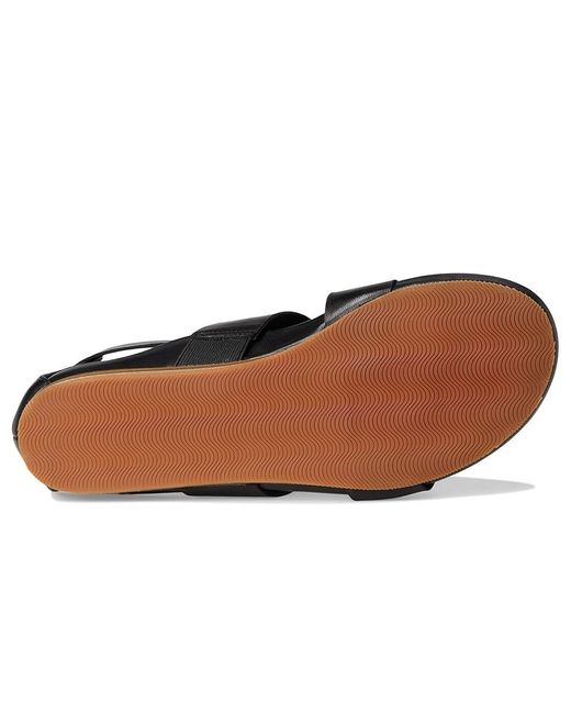 Softwalk® Black Cabo Sandals 5 M (B) Leather