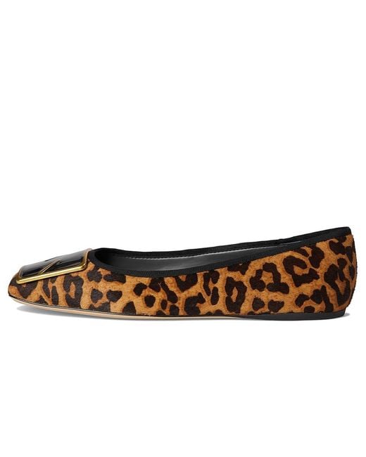Franco Sarto Black Flexa Amaya Ballet Flat Shoes, Leather/Rubber