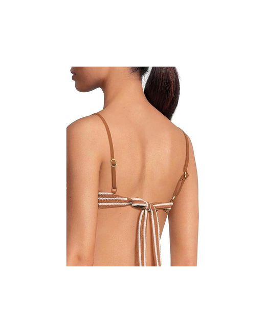 L*Space Black Hazel Top Swimwear, Nylon/Spandex