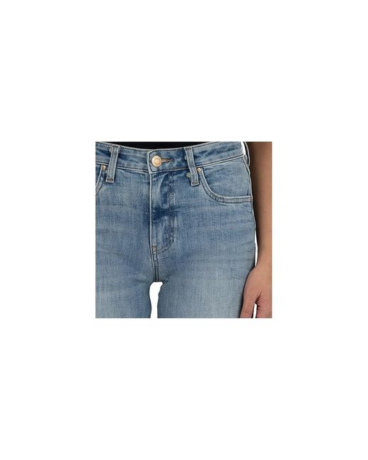 Kut From The Kloth Black Petite Sienna Baggy Boyfriend Crop Roll Up Reg Hem Jeans, Cotton/Denim/Polyester