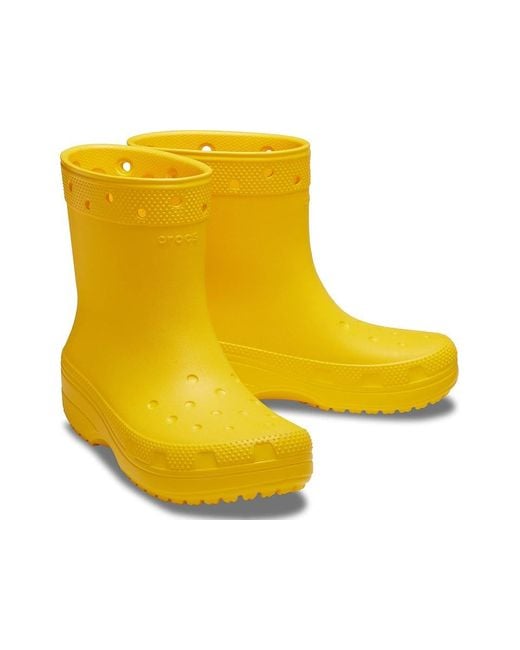CROCSTM Yellow Classic Rain Boot Sunflower Size 7 Uk / 8 Uk