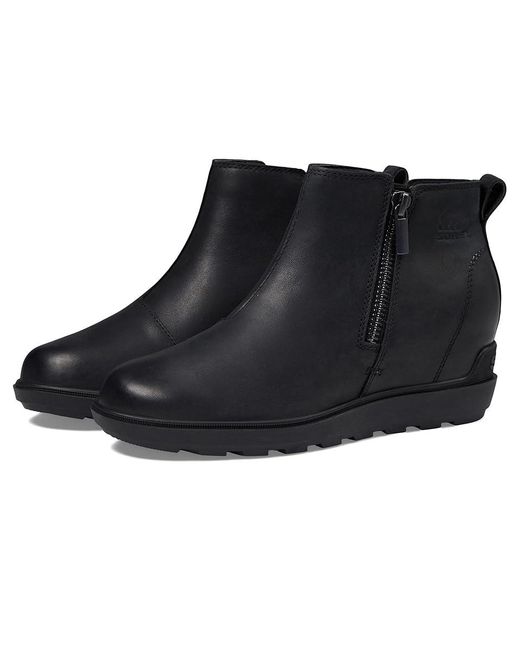 Sorel Black Evie Ii Zip (/) Boots