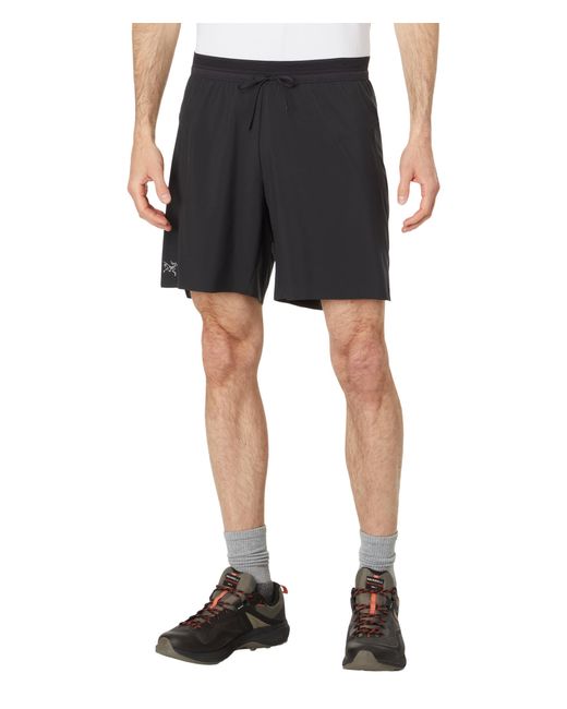 Arc'teryx Black Norvan Shorts 7 for men