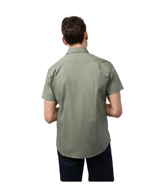 Psycho Bunny Green Ashland Short Sleeve Shirt for men