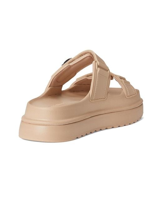 Steve Madden Natural Bigschmona Sandals, Suede