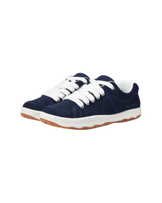 Simple Os Standard Issue Suede In Blue Lyst