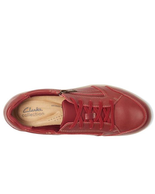 Clarks Red Bryianne Bayla Shoes 9 B