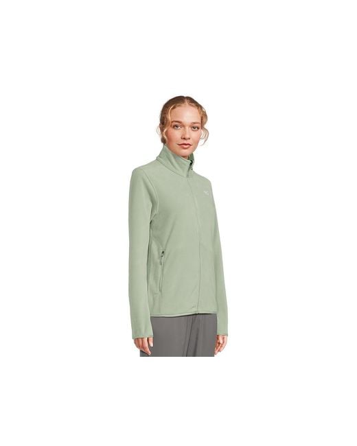 The North Face Green Glacier Fleece Jacket Coat, Polyester
