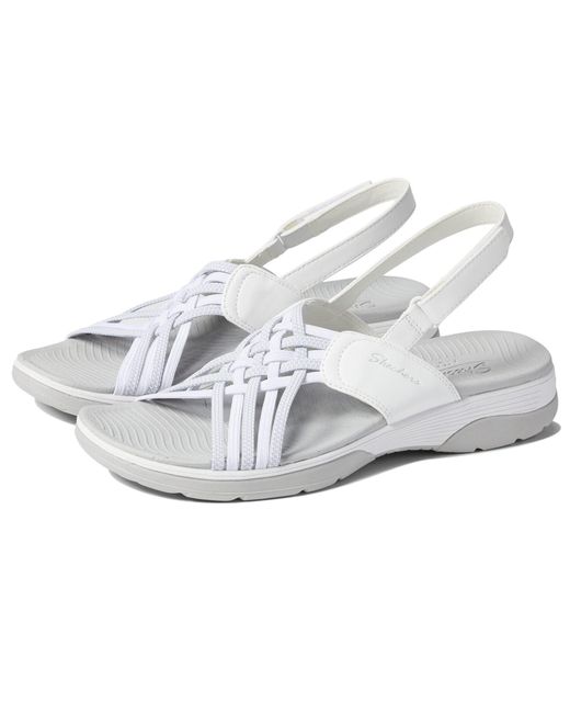 Skechers Synthetic Arch Fit Reggae Sport in White - Lyst