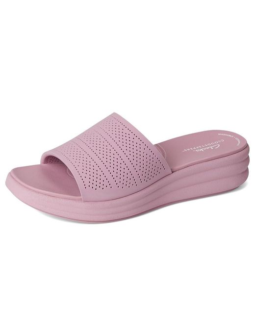 Clarks Purple Drift Twist Sandals 7 B
