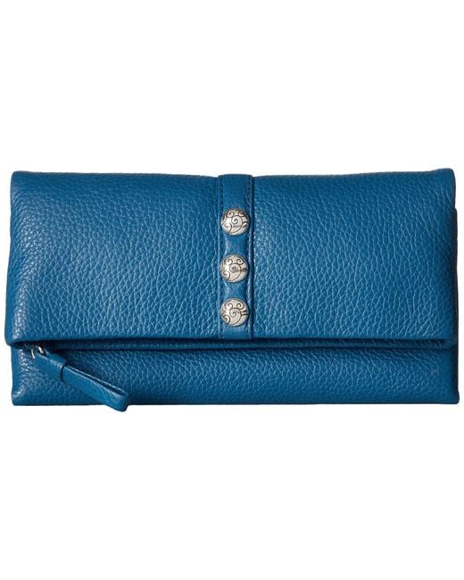 Brighton Blue Nolita Shimmer Large Wallet
