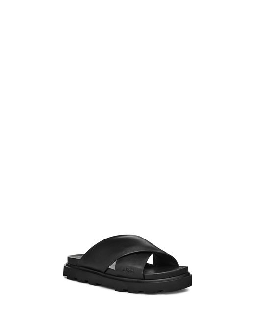 UGG Capitelle Crossband in Black | Lyst